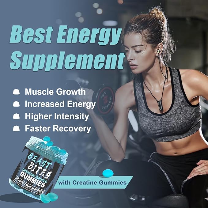 💪Beast Bites: La Creatina en Gomitas Que Transforma Tu Rendimiento – ¡Sin Polvos, Sin Excusas, Solo Resultados!🏋️