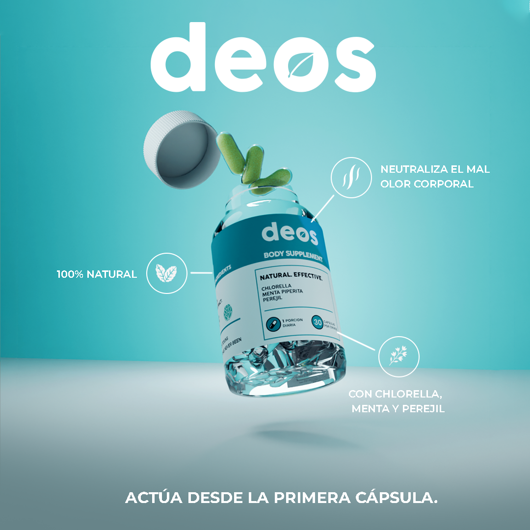 🚫¿Sudor? ¿Olor? ¡Nunca más! Descubre el desodorante en cápsulas deos😲✨