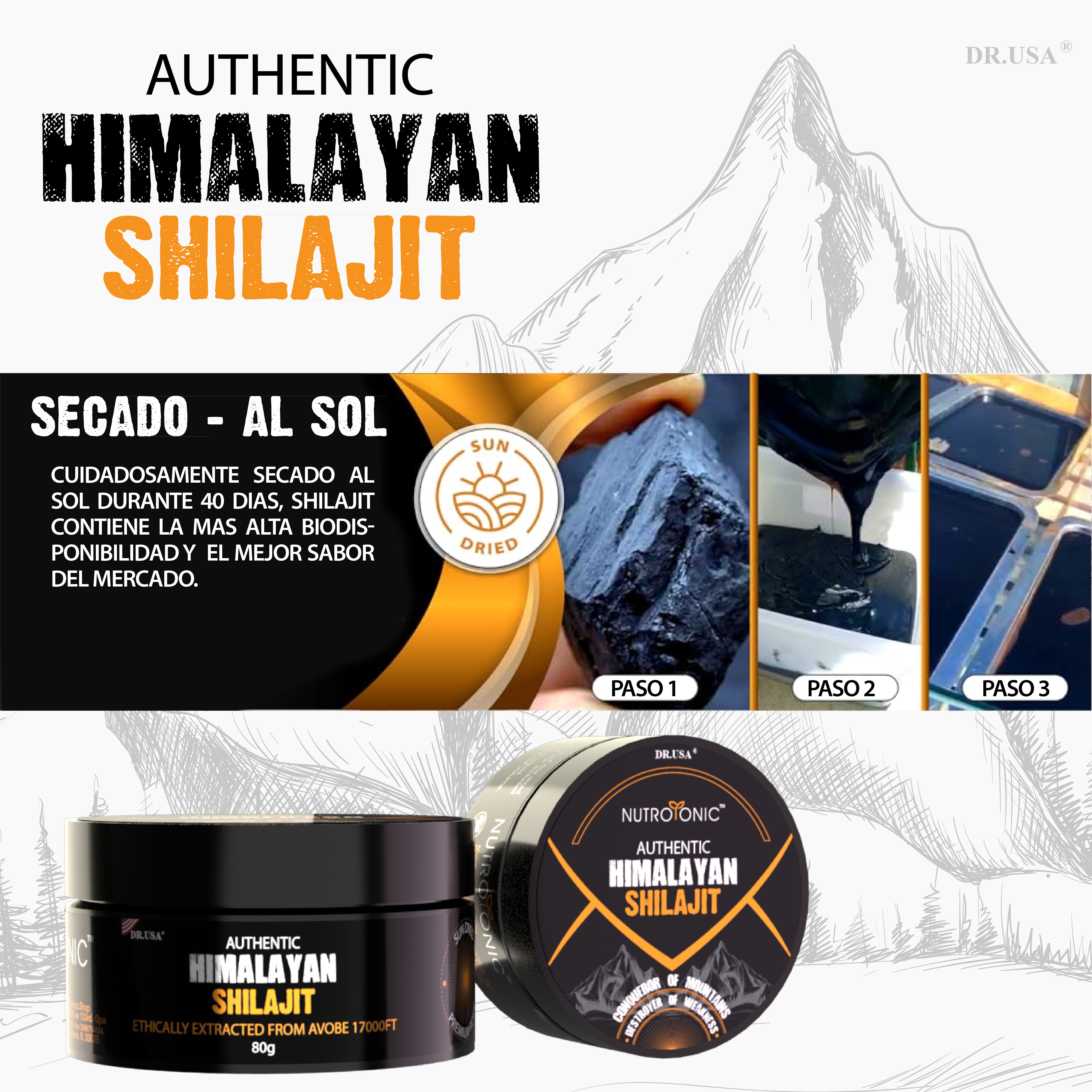 SHILAJIT ORIGINAL HIMALAYA  🎁 2X1